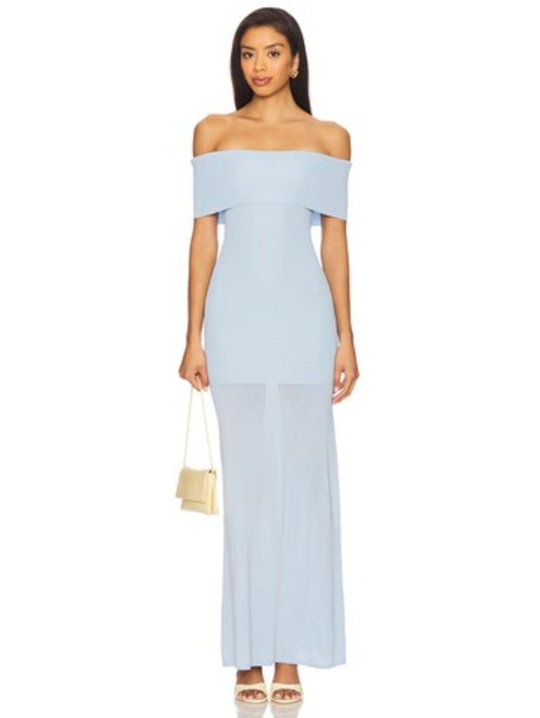 Lovers And Friends Christi Maxi Dress In Baby Blue